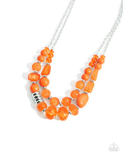 Load image into Gallery viewer, Pina Colada Paradise Orange Necklace