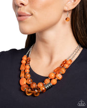 Load image into Gallery viewer, Pina Colada Paradise Orange Necklace