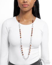 Load image into Gallery viewer, Tea Party Tango Brown Necklace