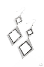 Load image into Gallery viewer, Deco Decoupage Silver Earrings