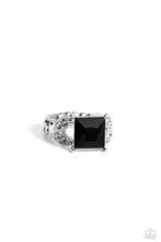 Load image into Gallery viewer, Deluxe Drama Black Skinny Band Ring