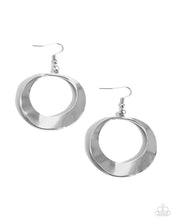 Load image into Gallery viewer, Urban Eclipse Silver Earrings