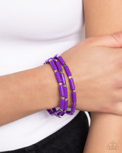 Load image into Gallery viewer, Radiantly Retro Purple Bracelet