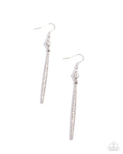 Load image into Gallery viewer, Skyscraping Shimmer White Earrings