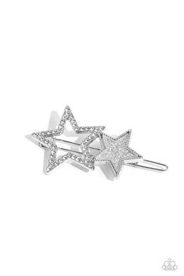 Stellar Shine Silver Hair Clip