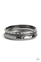 Load image into Gallery viewer, Confidently Curvaceous Black Bangle