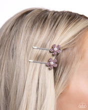 Load image into Gallery viewer, Playfully Perennial Pink Hair Clip