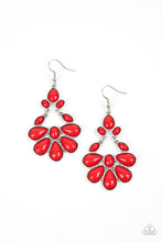 Load image into Gallery viewer, Colorfully Canopy Red Earrings
