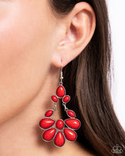 Load image into Gallery viewer, Colorfully Canopy Red Earrings