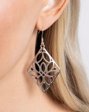 Load image into Gallery viewer, Pumped Up Posies Red Earrings