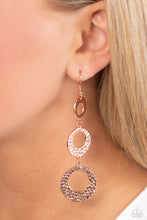 Load image into Gallery viewer, High Society Stunner Copper Earrings