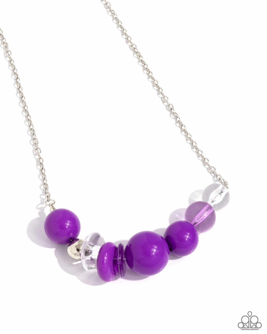 Bauble Bonanza Purple Necklace