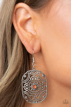Load image into Gallery viewer, Greco-Roman Romance Orange Earrings
