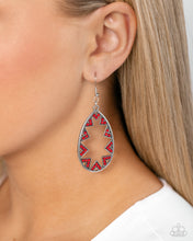 Load image into Gallery viewer, Wildly Wonderous Red Earrings