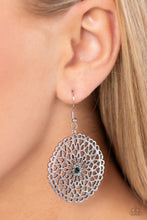 Load image into Gallery viewer, Rolling Radiance Green Earrings