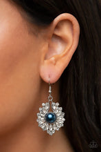 Load image into Gallery viewer, Crowns Required Blue Earrings