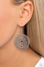 Load image into Gallery viewer, Rolling Radiance Red Earrings