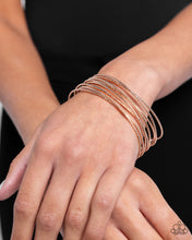 Load image into Gallery viewer, Monochromatic Crossover Rose Gold Cuff