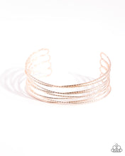 Load image into Gallery viewer, Monochromatic Crossover Rose Gold Cuff