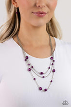 Load image into Gallery viewer, Pearlicious Pop Purple Necklace