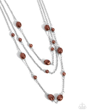Load image into Gallery viewer, Pearlicious Pop Brown Necklace