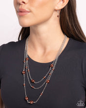 Load image into Gallery viewer, Pearlicious Pop Brown Necklace