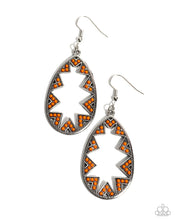 Load image into Gallery viewer, Wildly Wonderous Orange Earrings