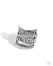 Load image into Gallery viewer, Industrial Intersection Silver Ring