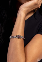 Load image into Gallery viewer, Expert Elegance Red Hinged Bangle
