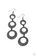 Load image into Gallery viewer, High Society Stunner Black Earrings
