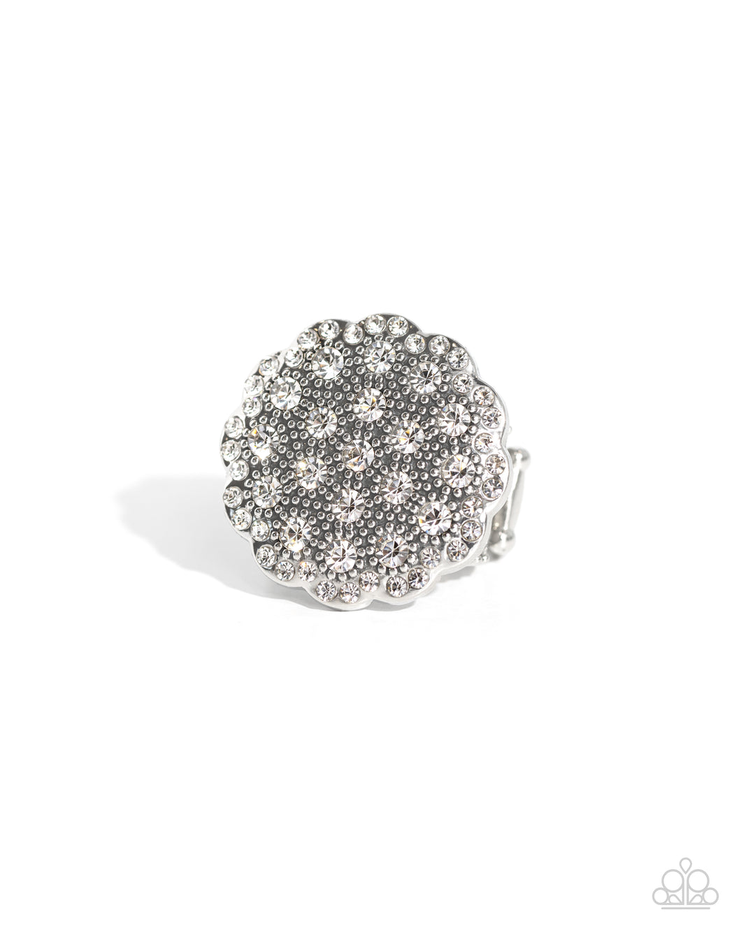 Blingy Bouquet White Ring
