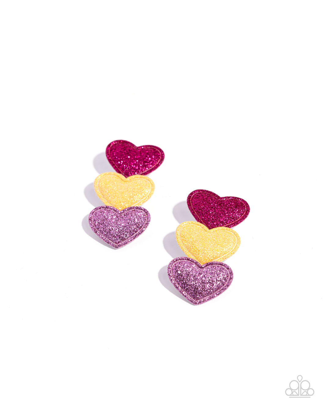 Love at First SPARKLE Multi (Pink, Yellow, Purple) Hair Clip
