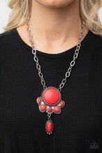 Load image into Gallery viewer, Geographically Gorgeous Red Necklace