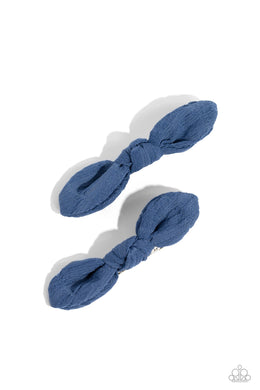 Its Good to be HOMESTEAD Blue Hair Clips