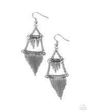 Load image into Gallery viewer, Greco Grotto Silver Earrings