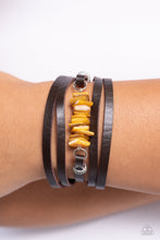 Load image into Gallery viewer, Tropical Trek Yellow Wrap Bracelet