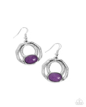 Load image into Gallery viewer, Terrestrial Retreat Purple Earring