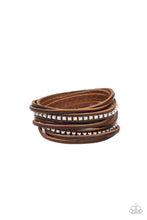 Load image into Gallery viewer, Studded Sensation Brown Urban Bracelet