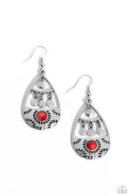 Load image into Gallery viewer, Country Cabana Red Earrings