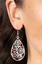 Load image into Gallery viewer, Billowy Bliss Red Earrings