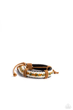 Load image into Gallery viewer, Mountain PASSPORT Green Pull Cord Bracelet