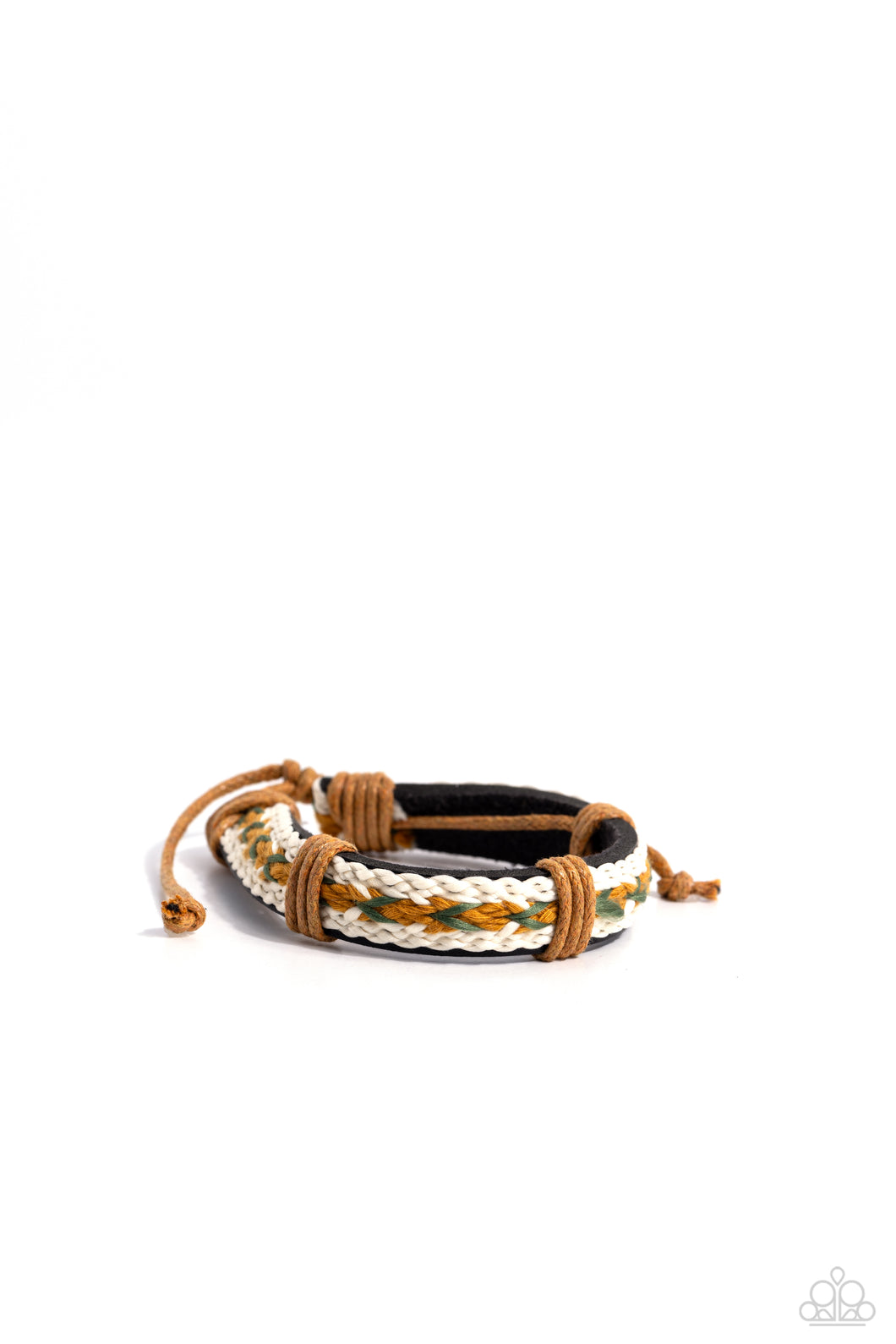 Mountain PASSPORT Green Pull Cord Bracelet