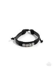 Load image into Gallery viewer, Ancient Archipelago Black Pull Cord Urban Bracelet