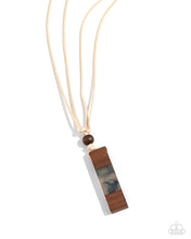 Load image into Gallery viewer, Timber Totem Blue Urban Necklace