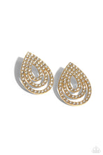 Load image into Gallery viewer, Red Carpet Reverie Gold Post Earrings