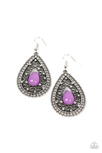 Load image into Gallery viewer, Cloud Nine Couture Purple Earrings