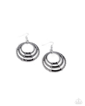 Load image into Gallery viewer, Contemporary Culture Black Earrings