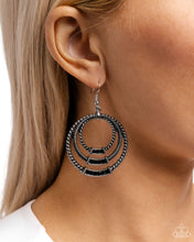 Load image into Gallery viewer, Contemporary Culture Black Earrings
