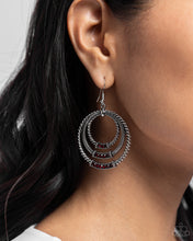 Load image into Gallery viewer, Contemporary Culture Red earrings