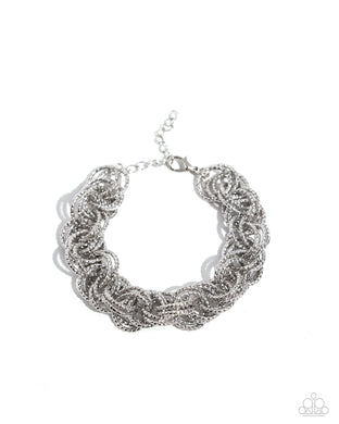 Audible Shimmer Silver Bracelet